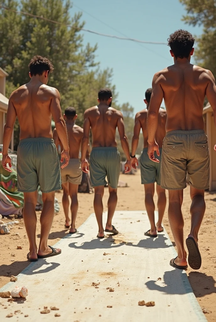 Apague todos os homens marcados, complete a paisagem onde eles estavam