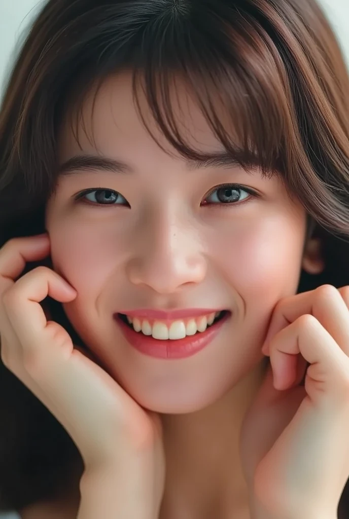 Extreme close-up portrait, beautiful girl with her love-struck - SeaArt AI