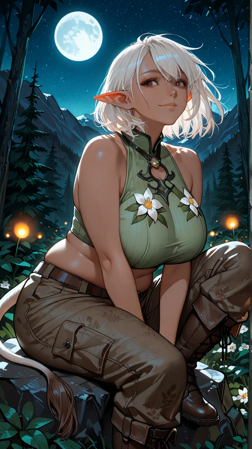 flat chests, nsfw, masterpiece, 1 girl, erect nipples, intricately detailed, topless, navel, bare shoulders, necklace, blonde hair, embarrassed, scottish skirt, leather belt, mountainous horizon, mountains, lake, blue sky, extremely detailed, photorealistic, octane render, 8 k, unreal engine, bare breasts, nipples, aqua eyes, carrying spear, bare stomach, sweaty, moist breath, child, arm strap, 1 side braid, tartan, petite body