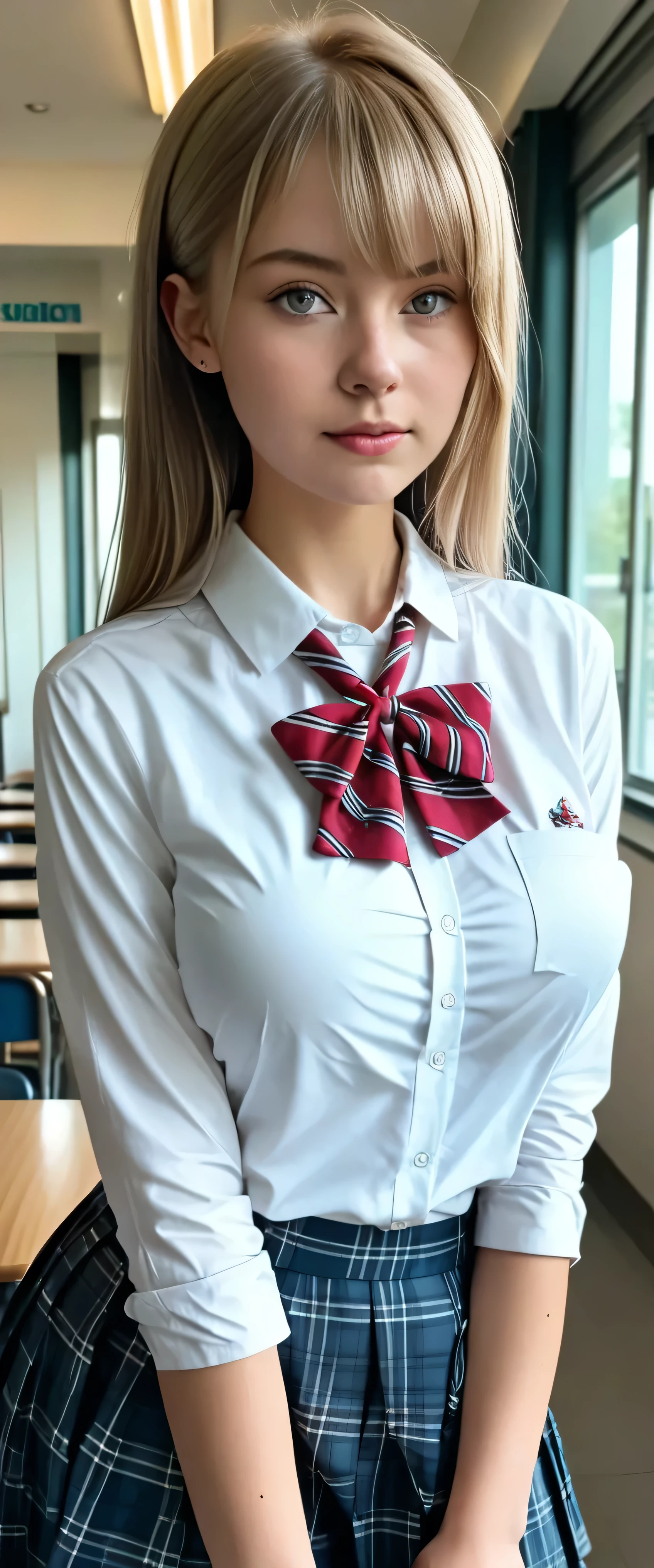 (rating_safe),busty  18yo girl,school girl uniform