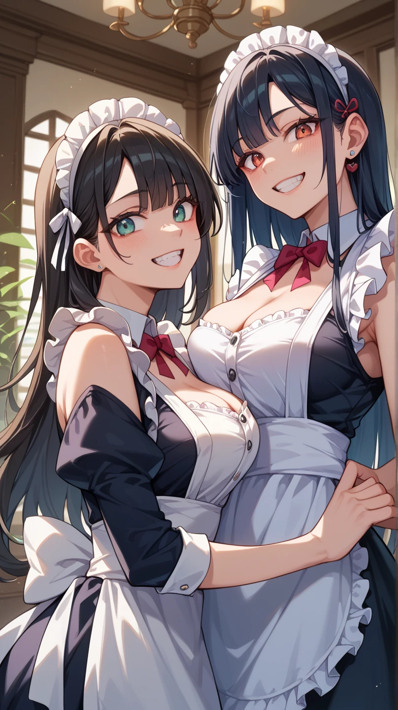 Seducing my husband with my big ass、Squat down and stick your butt out、One Man、A man touches a woman's buttocks、On all fours、Let me touch your butt、Turn your ass towards me、Angle to the buttocks、One Woman、Beauty、Western-style building、Luxury House、淫乱Maid、Maid、Maid服、Age 25, ponytail, Highest quality, Focus on the thighs, smile, Black Pantyhose, panties under pantyhose、Plump thighs、Big Ass、Big 、 Black Hair,My thighs are steaming between my legs 、Steamy pantyhose、My butt is steaming、The man is removing her pantyhose