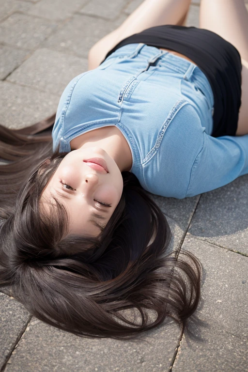 Red-faced and shy,Lie on the ground,Lovely