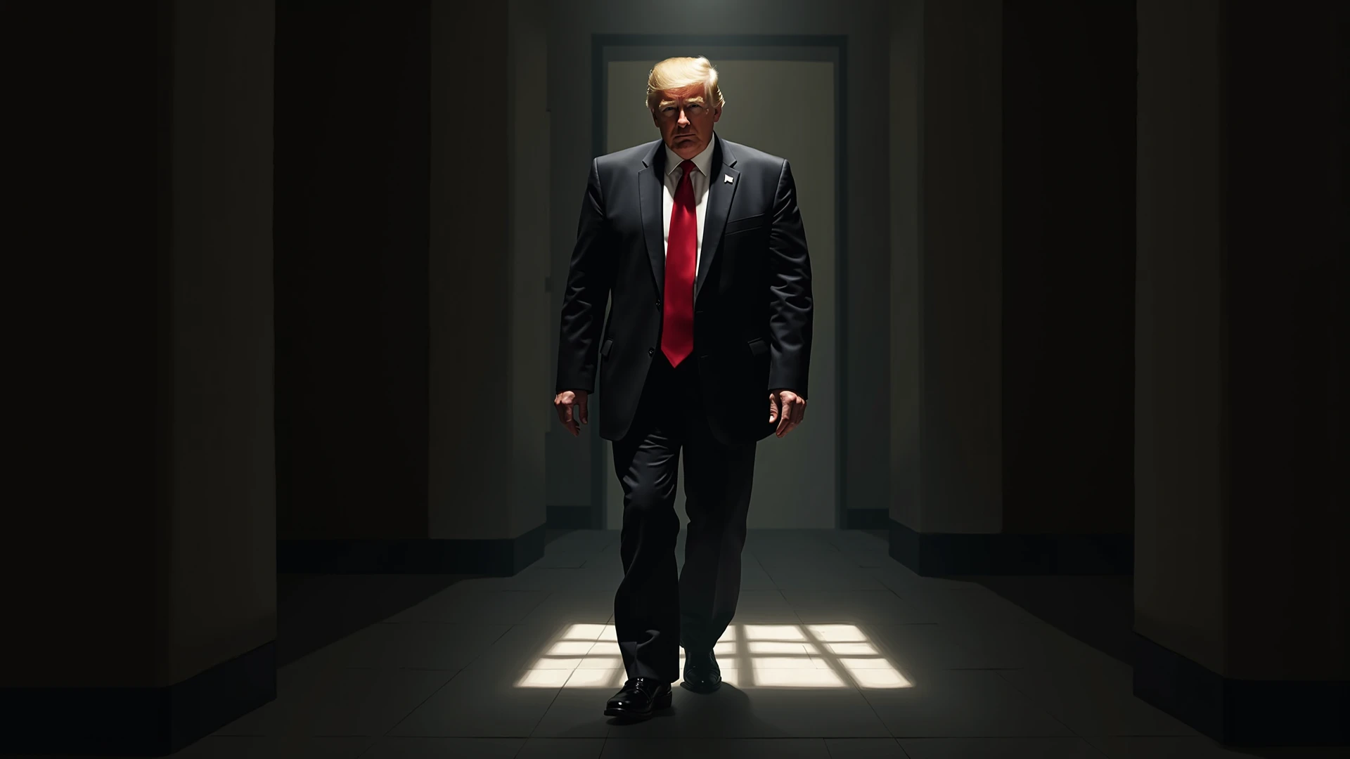 photo of sks person , Cinematic photography, movie mood, cinematic light, compelling composition, storytelling elements, conveys emotion, mood, and narrative depth, creating visually striking images that feel like still frames from a film <lora:locon_donaldtrump_v1_from_v1_64_32:1>