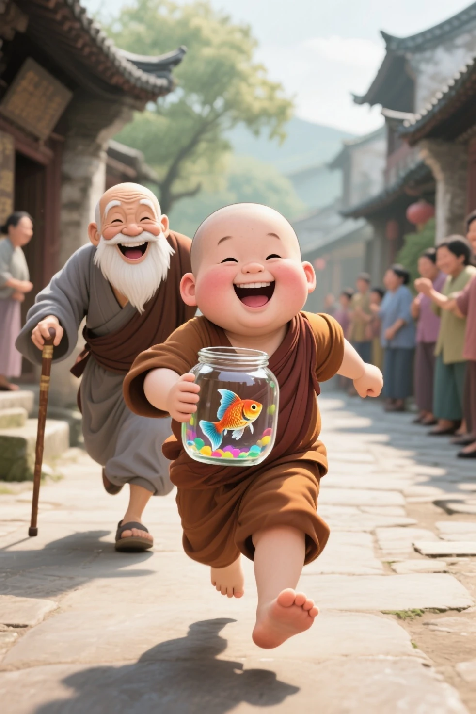 Yama、Daruma、Barrel、Fantasy、Have children、Ocean