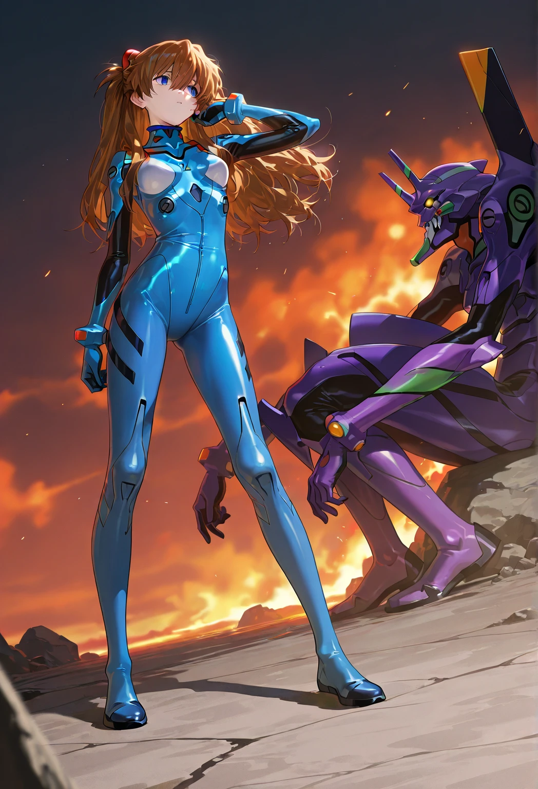 score_9, score_8_up, score_7_up, score_6_up,samus aran vs ridley, samus from metroid, ridley from metroid, samus fight with ridley, background inside a space station
