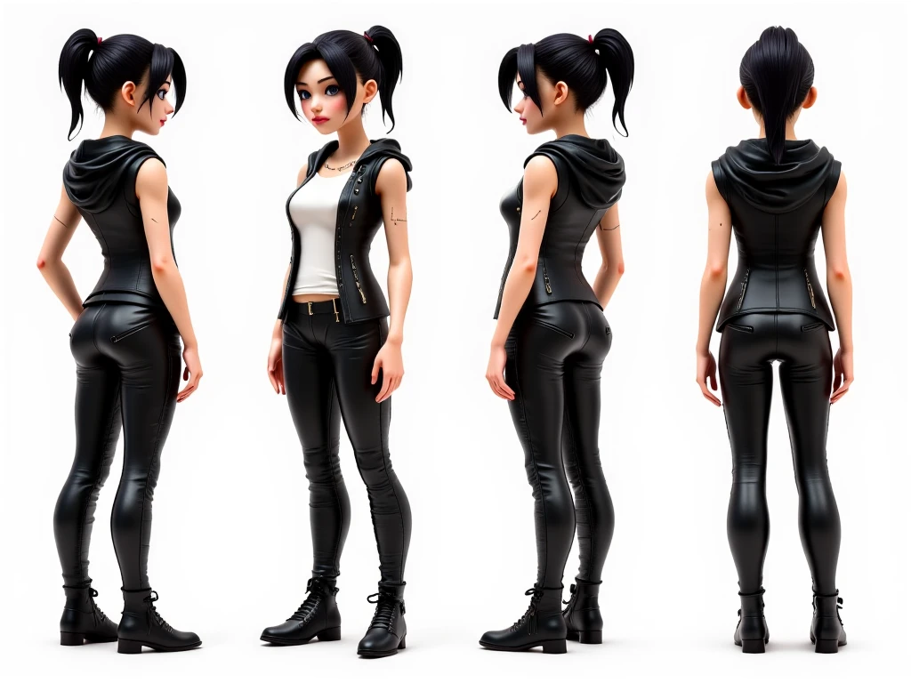 "An ultra-realistic, ultra-detailed 8k RAW photo with realistic cyberpunk elements in the best possible quality and ultra-high resolution. This photo of a single girl is a true masterpiece."