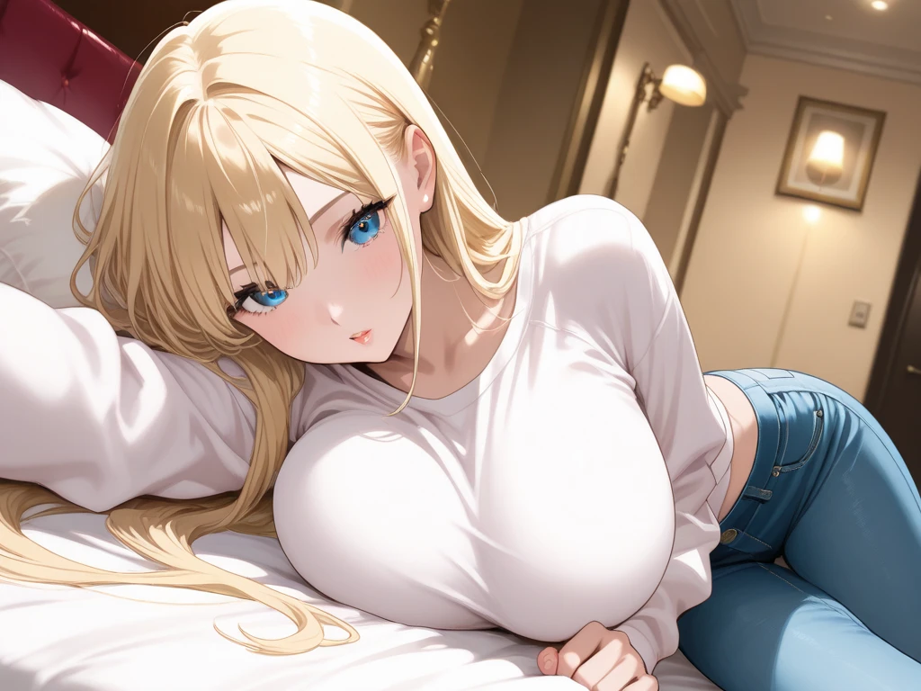 Anime girl with big breasts posing for a photo in a room., chica anime seductora, arte cg anime suave, hermosa chica anime, detailed arte animado digital, chica anime atractiva, Chica anime rosa con pelo largo, arte animado digital, render fotorrealista de chica anime, hermosa mujer anime, arte anime limpio y detallado, digital anime illustration, linda chica anime, linda chica anime, escote (PINK HAIR) (PINK EYES)