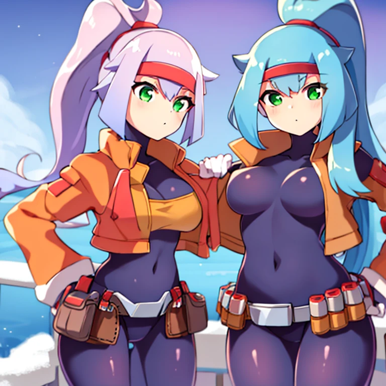 High detailed, 1 girl, solo, large hair, sky-blue colored eyes, Busty, strong, thicc, Serious expression, expressive eyes