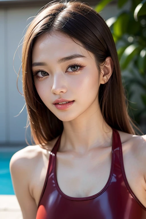 beautiful, sensual, 1girl:1.3 25 year old, (((she's all lying on the deckchair:1.44), (sunbathing in the backyard garden by the swimming pool))), ((blonde curly hair:1.44))、((anatomically correct:1.4)), ((perfect proportions:1.4)), cute girl, ((Random Sexy Bikini Super Ultra Small:1.55)), (perfect female body:1.4)、(Super beautiful body)、Fearless look、narrow waist、((firm full breasts:1.27))、(wide shot, sideways), intricate details, long legs, ((Brightly colored clothing)), ((Lively,Active,vivaciousness)), (dark_eyeshadows:1.35), red_lips:1.34, ((brown_eyes:1.5)), (pink_makeup:1.35), (Increase quality:1.4), (best quality real texture skin:1.4), (photorealistic:1.7), (raw,8K:1.2), (hyper realistic), (super detailed), (最high quality, highres, table top, Ultra HD), (masterpiece), ((sharp fous)), (beautiful face:1.45)、(detailed face:1.5)、(detailed eyes:1.5)、(detailed lips:1.2)、(Detailed nose:1.2)、 smile atmosphere, colorsful, ((erotic, tempting pose: 1.3))、((chiaroscuro photo of girl:1.5))