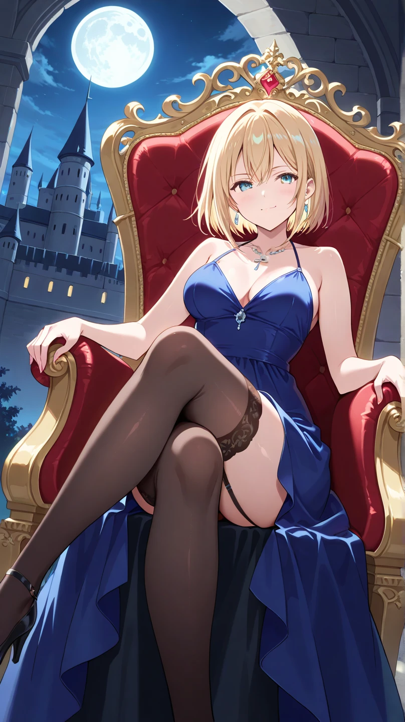 beautiful woman,smile,(short light blonde hair),nobility,(princess),blue student,Tall figure,((Strapless dress)),low skirt,(Star evening dress),ta skirt,Show your legs,Crystal heels,red carpet,prom website,(nobility),(big tits),((fluffy fur)),(pubic bone),raped by a woman, Spread your legs,(Perfect:1.4),Pussy really spreads,Spread,Pussy,โชว์Pussy,(juice:1.2),(Cum in pussy:1.2),(pubic hair:1.4),sweat,(open pussy:1.4),cervix:1.2,