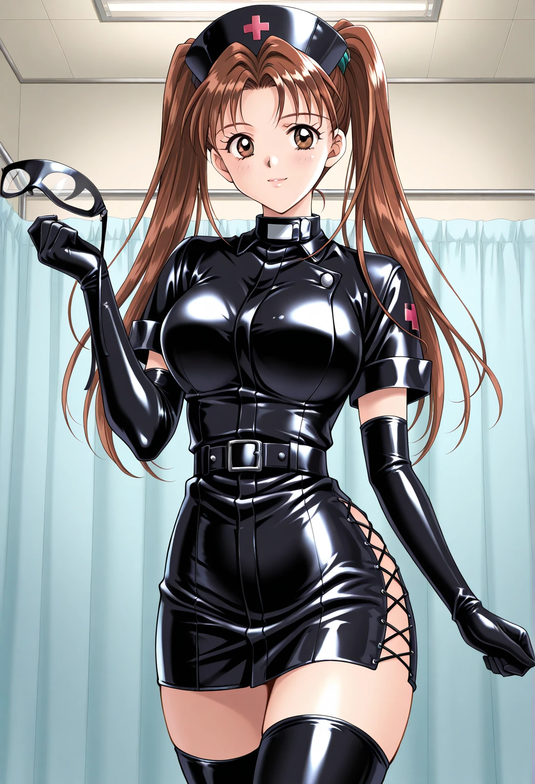 Yankee sitting、Poop sitting、(((open legs:1.4)))、(((Wide-open legsでしゃがむ)))、(((Squat with your legs spread in an M-shape)))、BDSM、Queen、mistress、(((One girl)))、solo:1.8、(((Black latex elbow gloves:1.4 )))、(((Black latex corset dress:1.4)))、(((The corset dress is decorated with beautiful lace.)))、(((Corset dress with shoulder straps)))、(((Black latex tight mini skirt:1.4)))、(((Black Thigh Boots)))、(((Black fishnet stockings:1.2 )))、(((Stiletto heels:1.4)))、(((Black latex panties)))、(((Black latex bra)))、(((Black leather collar)))、(((Sexy pose:1.4 )))、Wide-open legs:1.2、(((Erotic)))、(((Cowboy Shot)))、(Very detailed), (4K), (Pixiv), Perfect Face, Beautiful eyes and face, (Highest quality), (Very detailed), Detailed face and eyes, (alone), Textured skin, Absurd, High resolution, Muse, Glasses, Long Hair, Purple eyes,Redhead, break、Subjective, Selfie, Temple, Japanese architecture, Outdoor, cherry blossoms,Frowning、(((Gazing at the audience)))、Cold Stare、blush