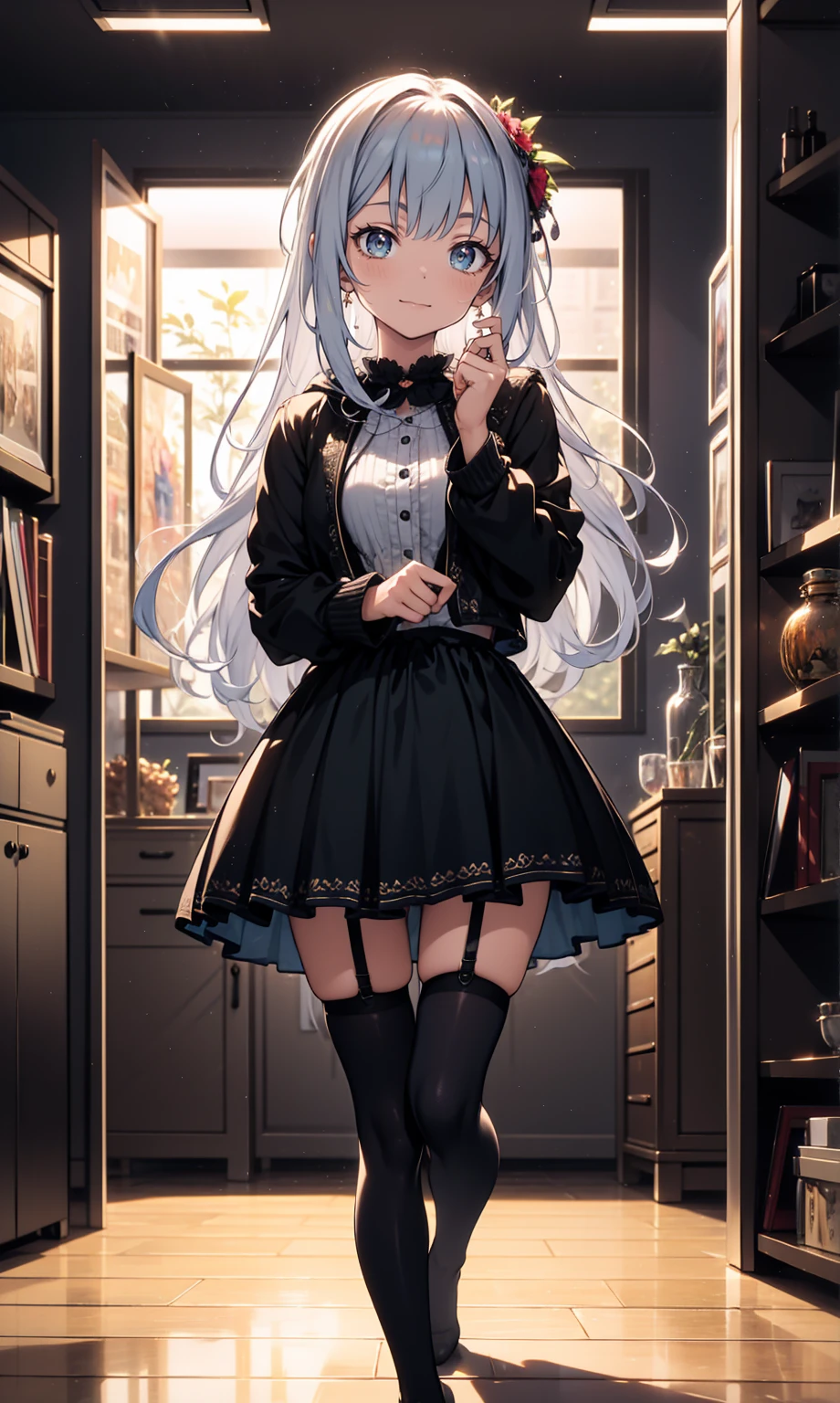 dark,dark,dark,finely detail, Depth of field,(((masterpiece))),((extremely detailed CG unity 8k wallpaper)),best quality, high resolution illustration,Amazing,intricate detail,(best illumination, best shadow, an extremely delicate and beautiful),dramatic angle,long-focus,A rich color,darkgreen tone,darkgreen tone,(ruins),(ruins),(ruins),
chowbie_jue,bangs,black_bow,black_pantyhose,black_skirt,blurry,blurry_background,braid,bow,brown_eyes,grey_hair,
hair_between_eyes,hair_bow,hand_up,highres,legs,
long_hair,long_sleeves,looking_at_viewer,original,pantyhose,
pleated_skirt,puffy_long_sleeves,puffy_sleeves,sailor_collar,shirt,skirt,solo,standing,white_sailor_collar,white_shirt,
,(forest),(((Tyndall effect))),(((dense))),((fog)),((God's light)),(((backlight))),((light leaks)),((Airborne dust)),
((white hair)),long hair, young,((small breast)),