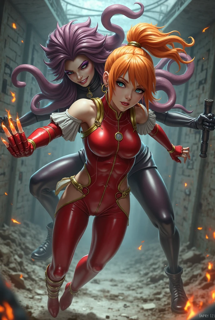 Elizabeth Olsen as Scarlet witch consists of - Art - O - Dragon, hand drawn, pencil ink, Vegeta, with Vegeta hair, Prince Vegeta, Dragon Ball Art Style, Wild Spike Black Saiyan Hair, Akira Toriyama style, Dragon Ball concept art, inspired by Seki Toriyama, Dragon Ball style, HD artwork, character Dragon Ball, Dragon Ball Z style