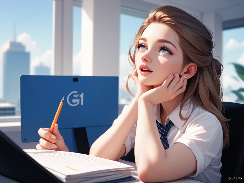 whaite hair,JK,Beth,a beauty girl,quadratic element