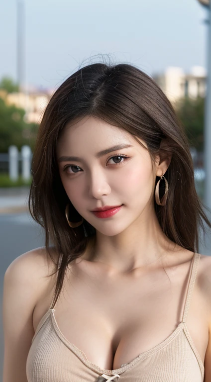high quality,8K,high resolution,woman,1 personality,realistic texture,(long hair),(plump8),(Portrait),(smile),(Japanese),(curvy8),(glamorous3),(silver hair),(fat2),(20-year-old),(),,