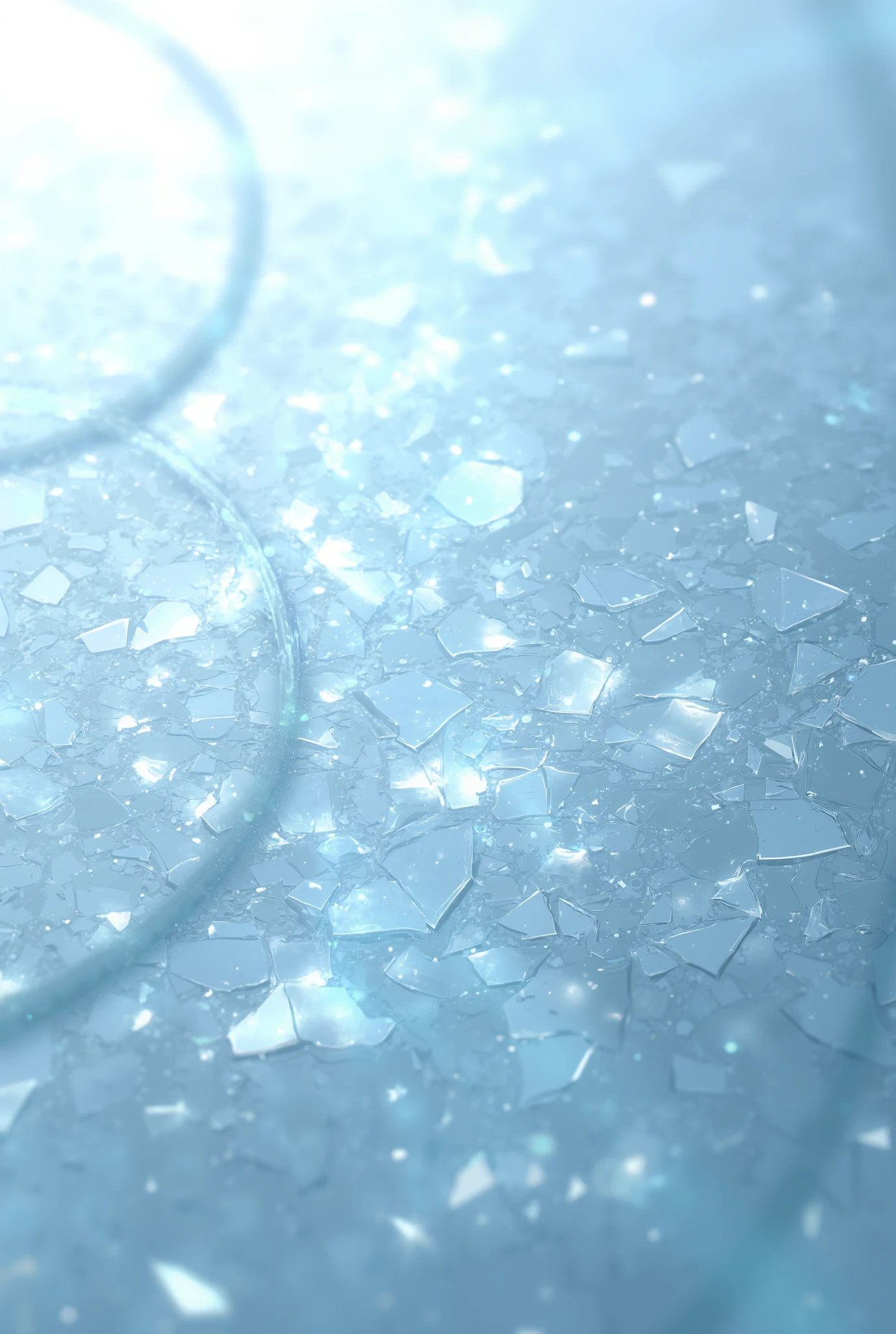 Light blue paint with small blue crystals