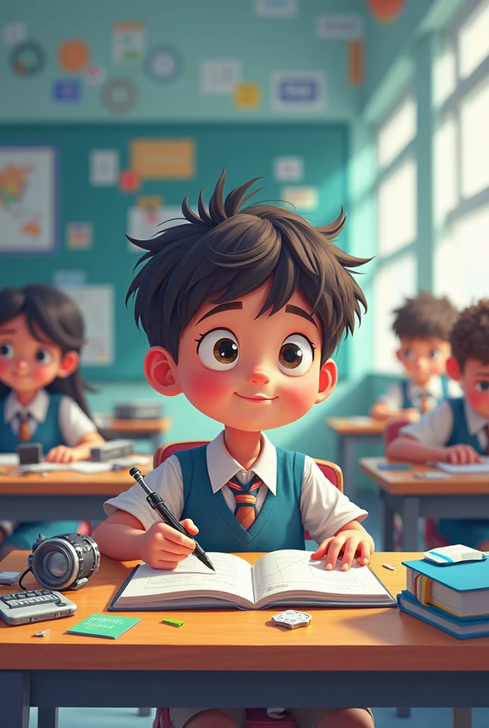 Ek Indian student ki 2d images create karo