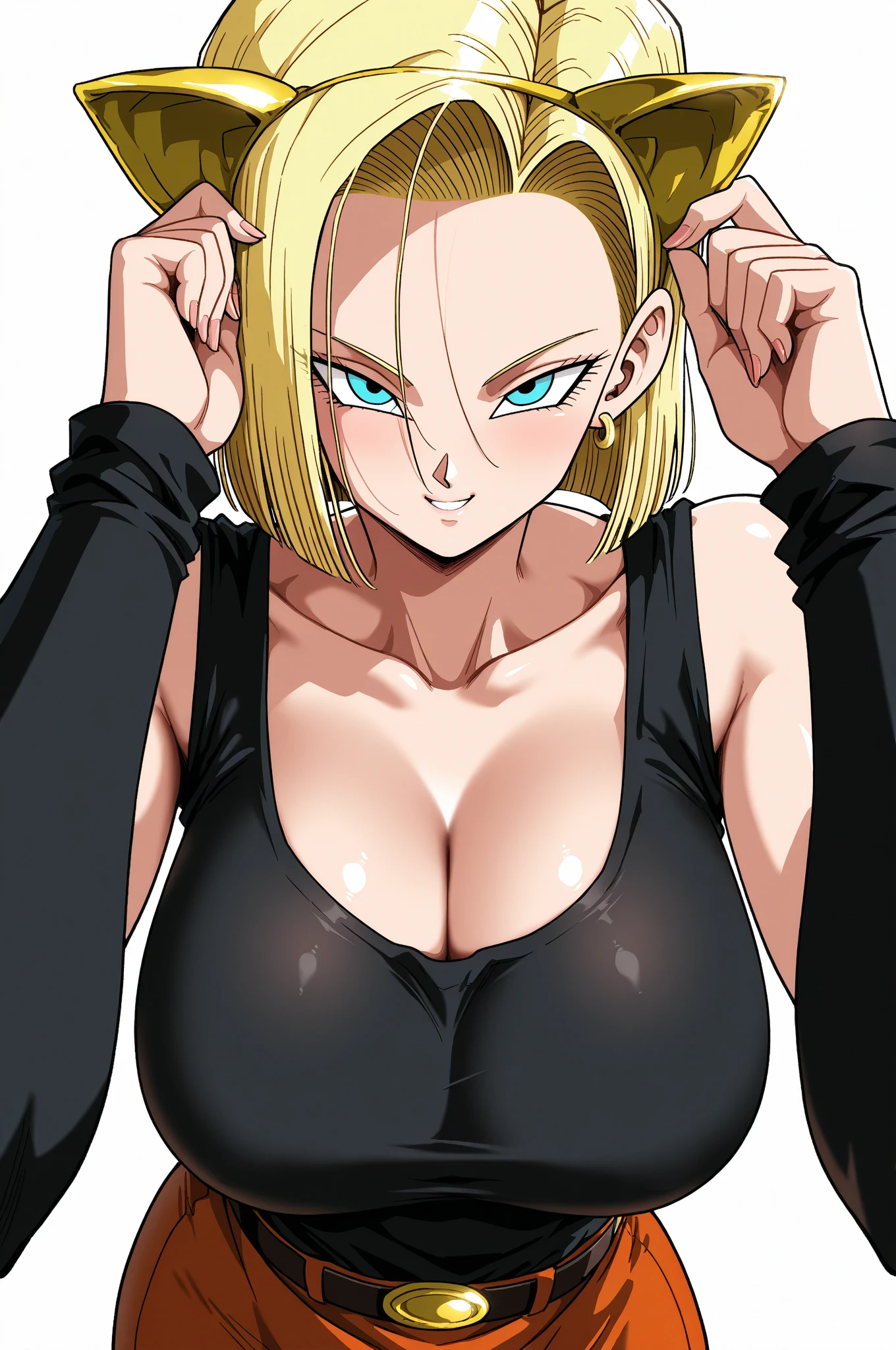 Android-18 [Dragon Ball Z] (cutesexyrobutts) - Hentai Arena, anime, anatomically correct, super detailed, high quality, 4K
