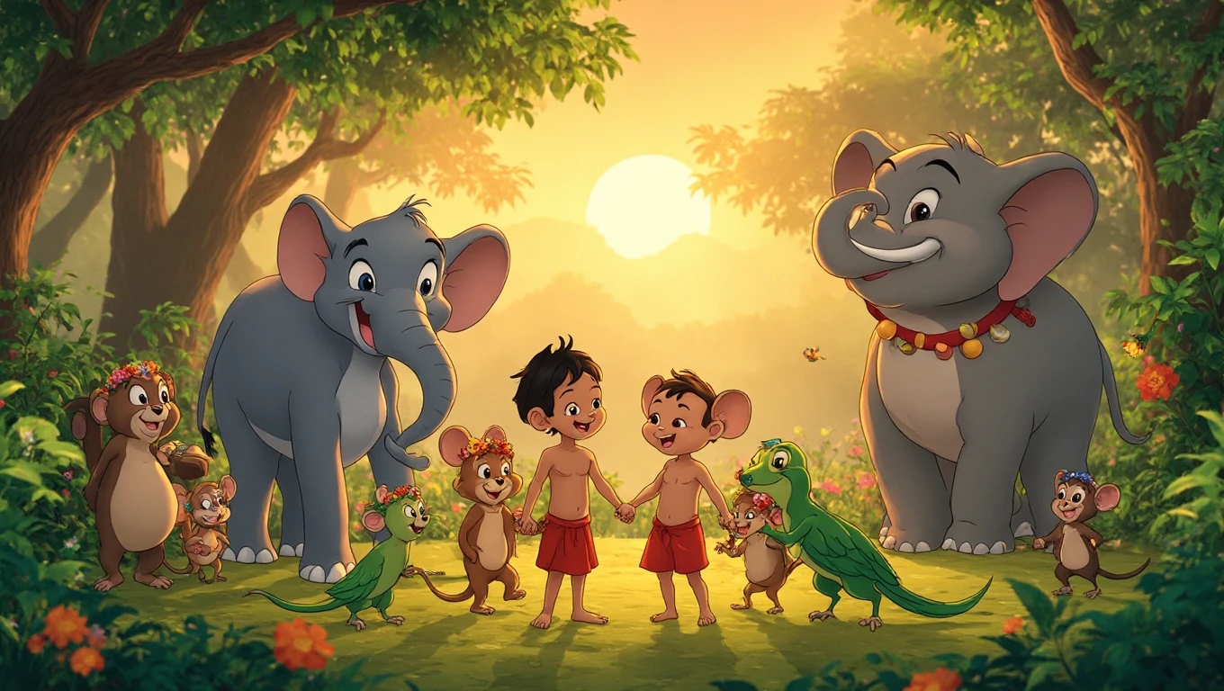 Chota Bheem and all friends 