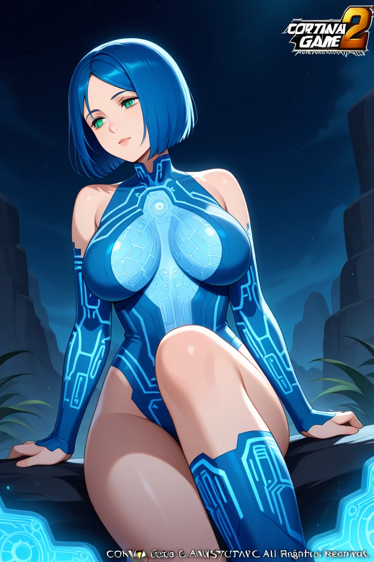 oslight, incredibly absurdres, best quality, sharp detail, standing cowboy shot, looking at viewer, (mature 1girl, smile, huge breasts, cleavage, light blue hair, asymmetrical bangs, (fusion between hair down and topknot:1.4