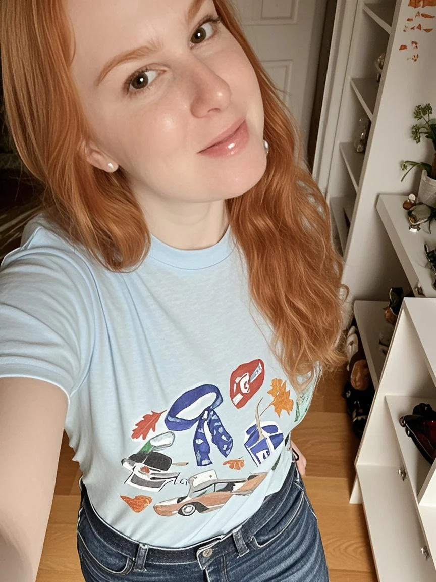 (score_9), score_8_up, score_7_up), 8K,  wide angle photo, 1 point perspective,  beautiful young woman, IGMODEL,<lora:ultimate_influencer_xl_v1:0.6>, Japanese woman, 21 years old, Auburn hair, pretty face, looking at viewer, (wearing makeup:0.6), pear-shaped body, wide hips,(big butt:1.2),(big breasts:0.3), long lashes,(big lips:0.7), (slightly chubby:0.6),  Half-up, half-down hairstyle hair, (hand in hair, slight tilt, bending forward:1.3),(Puff-sleeved, co-ord set teamed with strappy white sandals and a mini shoulder bag.:1.2),  (Alleyway, string lights, snow flurries, hidden urban gem:1.2), Edge Lighting,High Contrast Lighting,  (detailed skin:1.1), (sharp image:1.2), 50mm,  detailed background, bokeh