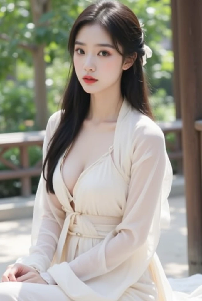 A beautiful Japanese-Korean woman so realistic you could mistake her for a photo(Big Breasts)
