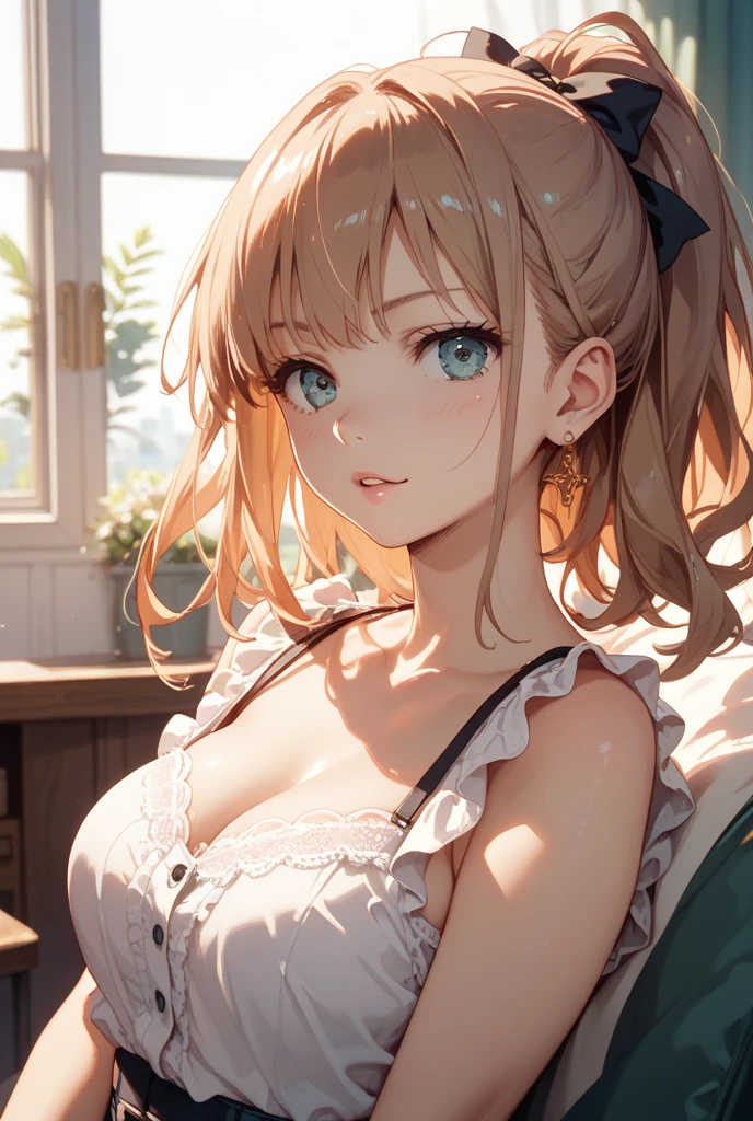 (best quality,4k,8k,highres,masterpiece:1.2),ultra-detailed,(realistic,photorealistic,photo-realistic:1.37),beautiful detailed eyes,beautiful detailed lips,extremely detailed eyes and face,longeyelashes,1girl,illustration,floral dress,smiling face,natural sunlight,soft and warm colors,pastel palette,ethereal atmosphere