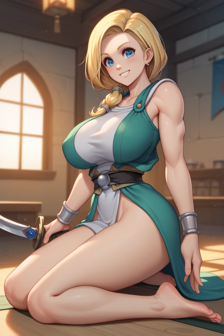 Cammy has big boobs and is naked