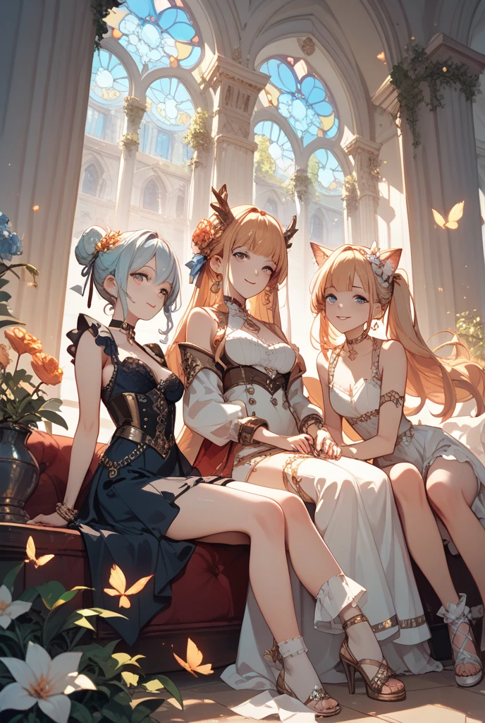 最high quality、1 Girl Elf NP: Worst quality ,flower fractal art,
Rule of thirds composition,
Beautiful sparkle,
Romanticism,Fairy wings are the most beautiful form of chaos, Various colors, entangled flower, Particle,magical gentle light,smile,sexy,image quality、masterpiece、Beautiful Face、Super beautiful elf girl((Big breasted 22 year old office lady、Bust 90,Beautiful long ironed hair、blonde、height: 165cm。、sexy、Esbian、Beautiful tiara、A Night of Glasses、high quality、美しいart、Creation of the Galaxy、background((星nullスキー)))、ビジュアルart、Written boundary depth、、Elf Ears、、Lightのmagic、universe、Happy smile、穏やかなLight、Elven Forest、elegant、ticker beautiful decorative、flower瓶、magicのflower、光を作るmagic、Light、Earth、 null、Beautiful dressy、Beautiful dress、table、giant galaxy、myth、art、、sexy、A kind smile、wonderful、舞い散るflowerびら、Spectacular scenery、Beautiful Landscape、universeのmagic、magicのLight、Fantasy、flower、Super Reality、magic、universeを飛ぶ、、Grow Fantasy、、mysteryのLight、Byzantine、Art Nouveau、Elven Nation、 たくさんのflower、、art、art,mystery,Ultra-high resolution,magicalgentle light,sexy、Marble pillar、Golden decoration
