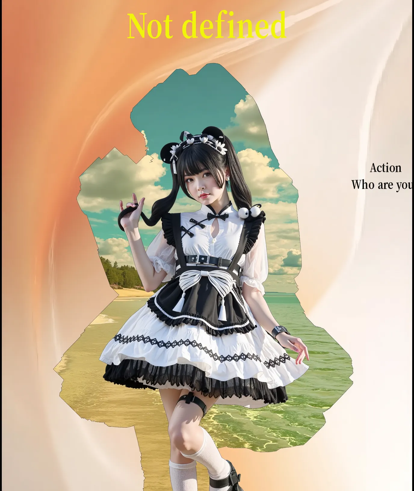 Semplice poster silhouette