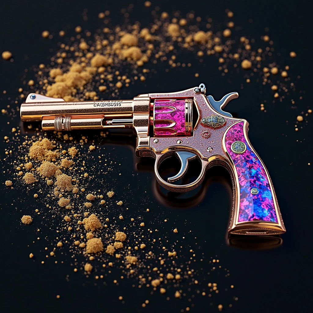 Pistolero cosmico,color morado,ojos y pupila morado,estrella cosmica,agujeros negro,(mascara blanca),(rifle cosmico)