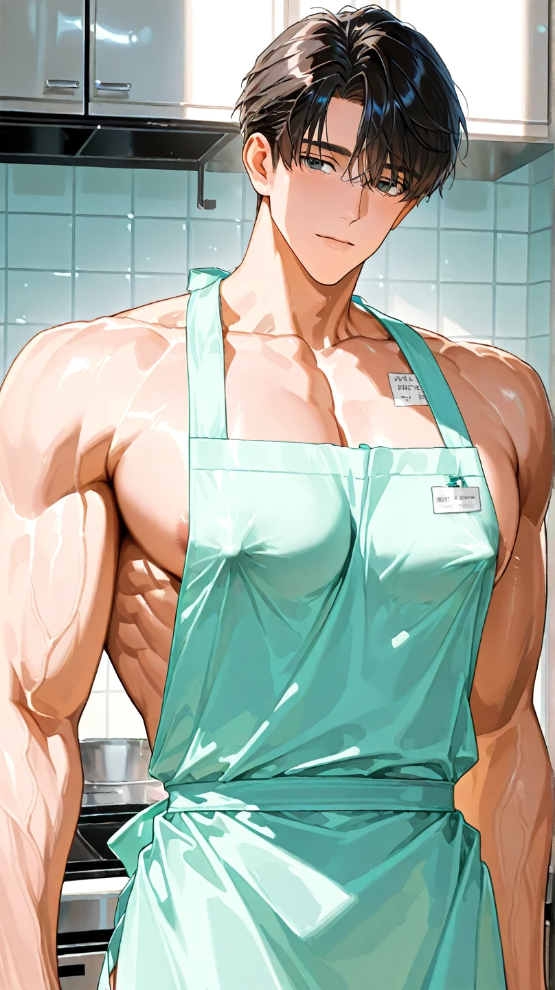 Transgender gay boy big size large giant muscles dress