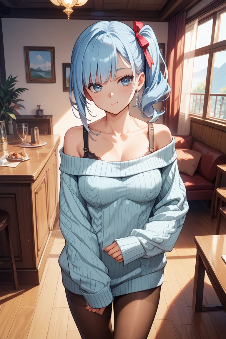 masterpiece,best quality, ultra_res, extremely detailed,
1girl,<lora:Character_kurokawa_akane_v1:0.5>
HMAKANE, BLUE HAIR, medium HAIR, GRADIENT HAIR,
closed mouth, earrings, jewelry,
off shoulder, long sleeves, detatched sleeves, sweater, ribbed sweater, grey sweater,
denim skirt, traditional media,
breasts, collarbone,
watching at viewer, smile,standing,
<lora:izumirika_lora:0.4>
<lora:Styles_animemix_16:0.2> <lora:last:0.1>
