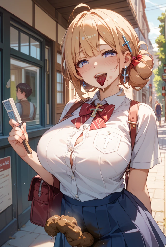 、Cinema Lighting、Highest quality、Photo taken from outside a public telephone、Girl in a public phone、Huge breasts、(Kitagawa.Marine)、high school girl、Stick your ass out、orgasm、Torn 、Sweat、Sweat、Sex、(Inserting the penis into the vagina:1.4)、、ペニスを膣にput in、put in、Browsing Caution、