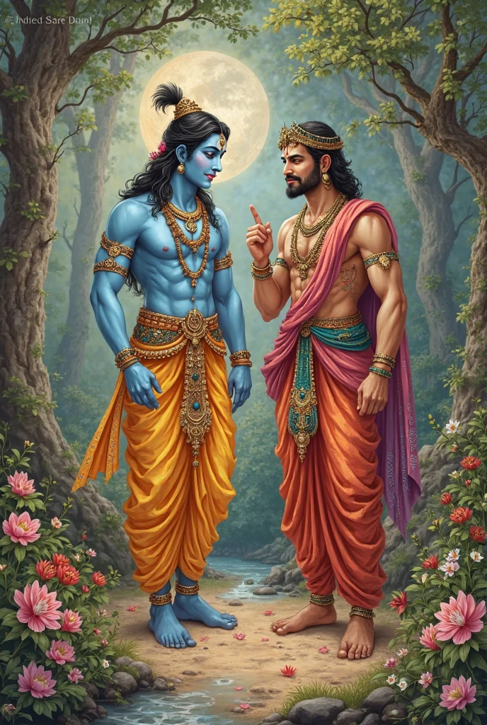 Krishna with ram