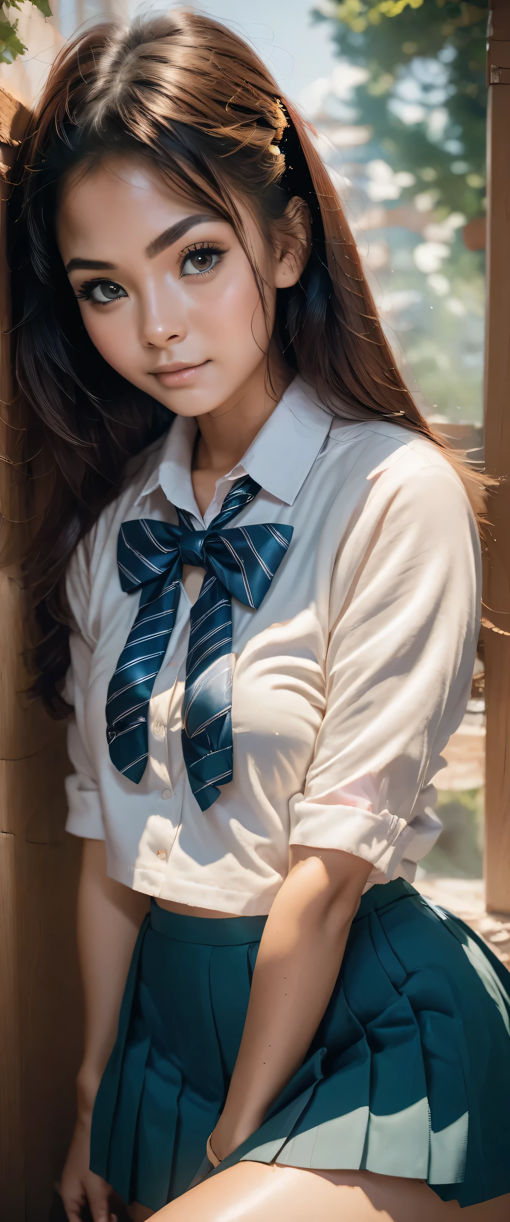 source_real,cute 21yo girl in school uniform