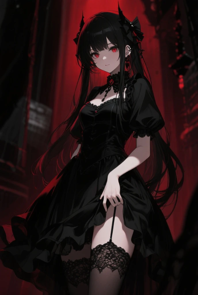 beautiful girl、Moe、cute、とてもcute服、繊細なPink Tata Dress、.(Highest quality,4K,High resolution,masterpiece:1.2),Very detailed,Realistic:1.37,Spooky altar background,Dark fantasy,Red color scheme,Ominous atmosphere,Eye-catching,Storytelling,anatomy,Anime Style,Concept Art,beautiful細部までこだわった顔と (((Red eyes ))),A terrifying ritual ,Satanic Ritual,Premature death,inappropriate behavior,クレイジーなsmile,Scythe Face,Girl Monster, beautiful, Delicate facial features, Sharp Eye, Sharp Fangs, pale skin, Thick chain, Dark Background, Cinema Lighting, Dramatic Shadows, Gothic style, Gloomy atmosphere, Dark fantasy, one person's, Please open your mouth wide, Open your mouth and baring your teeth,Sharp teeth like a beast, Wide lips, very wide mouth, Vermilion cheeks, ,(Blood splatter:1.4),Scary smile, smile,Angel Design, Twisted smile、Bloody、bleeding from the head,,,,,、Blood splatter、,(Blood splatter:1.4),skull,Horrorスタイル, ((Fantasy Sweet Ta Frill Pink Costume)), ((Flowing blonde hair)), ,(Blood splatter:1.4),Female curves, Sexy flat stomach, Perfect hands, Perfect anime face, (Pink Tata Dress)), Are standing, ((邪悪なsmile)), ,(Blood splatter:1.4), Steam circulates, Moonlight Illumination, night lighting, (Blood splatter:1.6),アニメAngel Design, Twisted smile、Bloody、bleeding from the head,,,,,、Blood splatter、,(Blood splatter:1.4), skull,Gothic architecture、Western architecture、Fantasy World、,Victorian cities, Skeleton Gas Light,Absurd, High resolution、 ((Tabletop)), ((Highest quality)), (Very detailedな), ((Very detailed)), (beautiful), ((cute)), (NFSW:1.8), alone,(10 years old:1.6)、(world'The most terrifying and creepy demon :1.5)beautiful face、Whole Body Ezbian、pale, beautiful肌、beautiful金の髪、Smiling Kindly、Dark building ruins、(snow white'Frill dress:1.3)、(The dark ruins are stained with blood:1.3)、Low angle full body shot、(少女は血の海の中にAre standing:1.5)、(The ground is full of blood:1.3)、(The lost a lot of blood...:1.3)、(クレイジーなsmile:1.6)、Spirits、(Blood dripping from the mouth:1.3)、Neo-goth style, Wearing a black dress and a white collar, Wearing a black hat、wearing heavy makeup, Standing in a mystical garden surrounded by vines. The garden is full of deep purple flowers.、背景のGothic architecture。. 'The hair is golden、、A red rose is pinned to the side。. Her eyes are sharp、It'Like being stabbed., Thick black eyeliner and long lashes. 彼女は顔色がpale.、Her lips are bright red.. The atmosphere is gloomy and eerie, with dim lighting casting long shadows. This piece combines digital illustration and photography..., outcome、驚くほどHigh resolutionの画像が生まれました. Most of the colors are dark、I'Calm, Deep reds and purples create a dark beauty.. The style is neo-Gothic., Horror, Portrait Photography, Create unique and compelling visual experiences.Dark Imagery