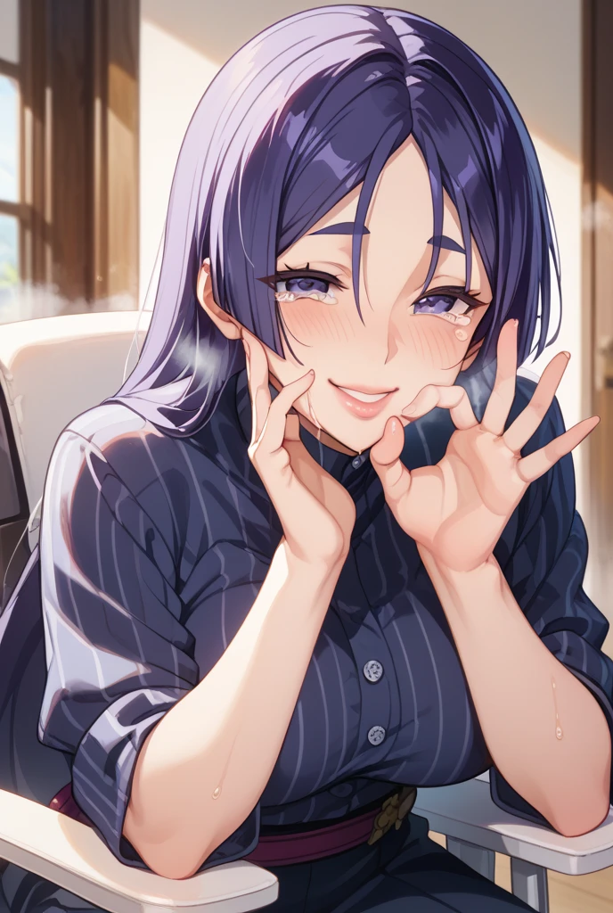 Great work super high quality super high quality 16 year old girl is licking in bedroom with friends Ahoge super beautiful hair super beautiful eyes super beautiful face perfect composition happy smile two girls blush naked NSFW (69 years old) is licking him Tongue, overflowing profuse drool Nipples