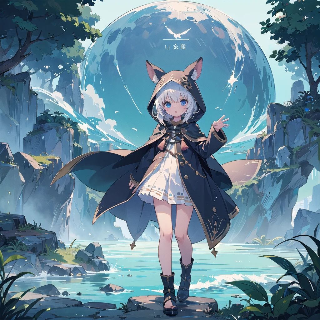 (white background:1.5), (art nouveau:1.25),(chibi:1.5), (isometric:1.1), mid shot, full body,
<lora:GachaSplash4:1:GachaFull> <lora:SilvermoonMix06:1> <lora:Ink scenery:1> <lora:MuchaV2:0.7>
(hyper extreme detailed,masterpiece,best quality:1.2),(watercolor:1.1),dynamic angle,floating,beautiful detailed glow, sfw,white long hair and fox ears,red eyes,bangs,parted bangs,eyes visible through hair,sidelocks,hair intakes,small breasts,veil,bare shoulders,navel,starry sky,desert,floating sand flow,colorful bubble