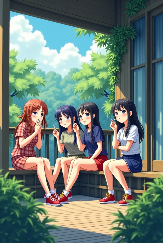 ((masterpiece, high quality, best quality)),
multiple girls, 3girls, bento, picnic, school uniform, day, brown hair, long hair, short hair, outdoors, sky, cloud, sitting, chopsticks, suspenders, thermos,
<lora:takamichi-style_v1.0:1.0>