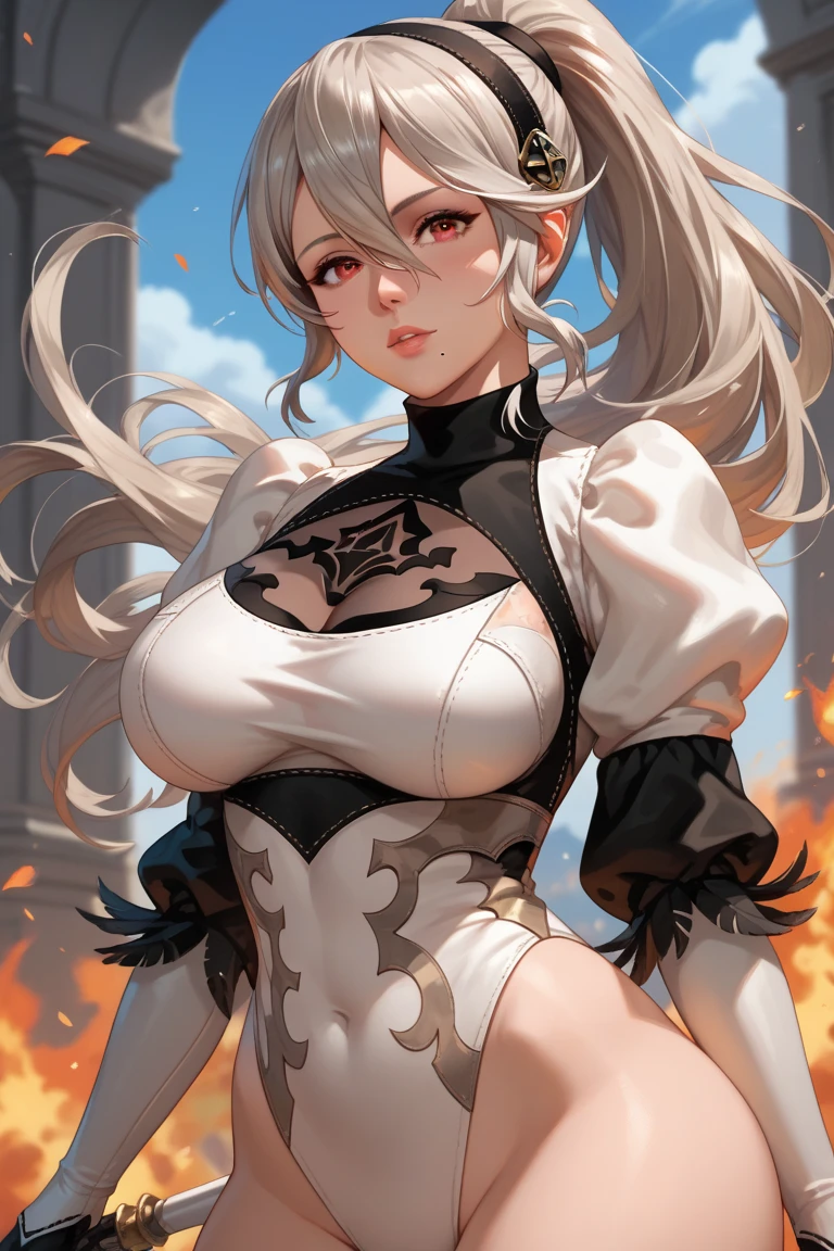 1girl,solo,super detailed skin,shiny skin, expressionless,open mouth ,majestic wings,majestic devil tail,demon skin,multicolored skin,detailed eyes,eyelashes,lips gloss,small claws,clenched fist,majestic horns ,large breasts,beautifully shaped breasts, (fluffy body hair:1.1) ,vibrant colors,flying ,night office masterpiece,best quality,ultra detailed,high resolution,sharp focus,depth of field,