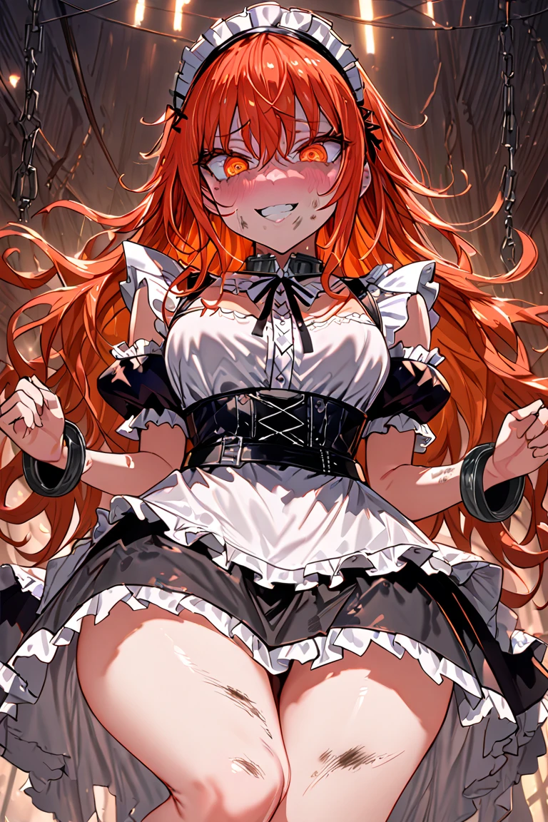 Antme. High School DxD. Rias Gremory. from the anime Hight School DxD. Diarrhea. She farts. Wants to poop. I need to poop. A very strong, desperate urge to poop. Poop comes out of her butt and stains her panties. She poops in her panties. She poops on herself. She poops on the floor. She poops standing up. She pooped while standing. She pooped in her panties. She pooped on the floor. She pooped under herself. She shit herself. The poop lies on the floor of the room, covered in liquid feces. Embarrassment. Blush. Pee. Standing. Knees together and feet apart. Abdominal pain. Hands on stomach. The panties are stained with diarrhea. Nose flows down my thighs. Cry. Tears in my eyes. Lean forward. Sigh. The girl can't stand straight. 8k Ultra detail. Better quality. A high resolution. Scat. Full height. Full body.