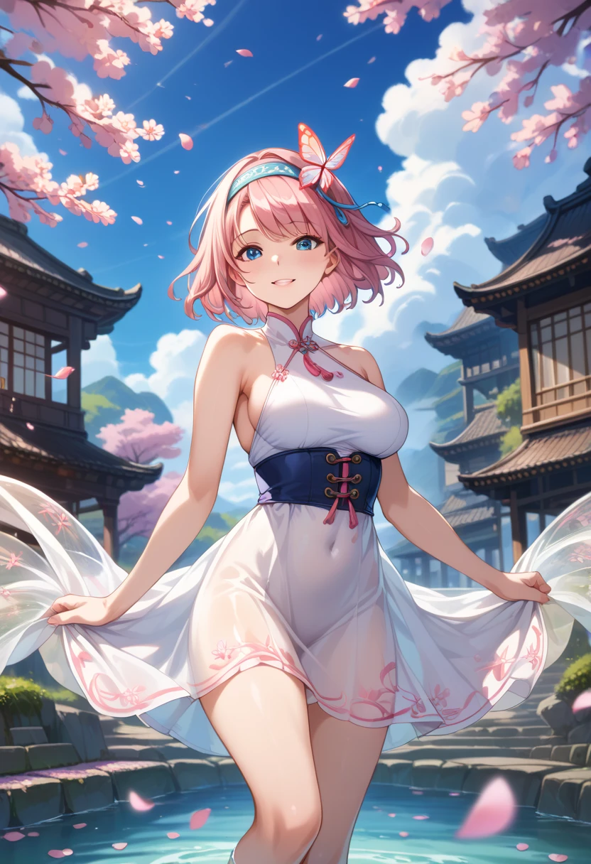 score_7_up,score_8_up,score_9,japanese girl,smile,one leg standing,grab one leg,