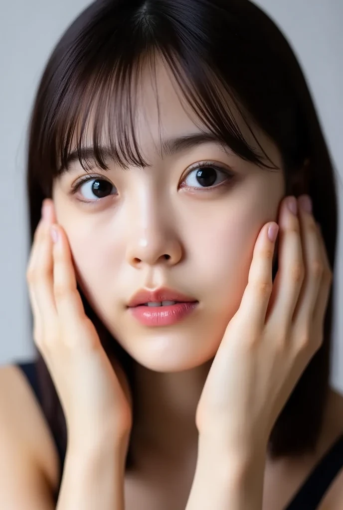 Extreme close-up portrait, beautiful girl with her love-struck - SeaArt AI
