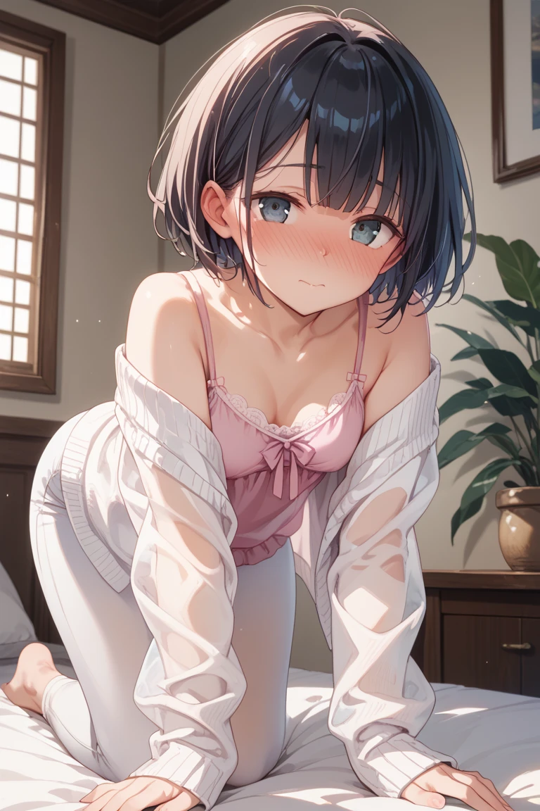 (((((())))))、(((Aya Ueto : 0.8)))、(((A charming face)))、(((Young face)))、(((beautiful girl)))、(((A beautiful woman)))、Beautiful woman、Cute woman、((Innocent face))、((Smile))、((Ultra-detailed face))、((Detailed lips))、((Detailed eyes))、((double eyelid))、(((Beautiful Face)))、(((Beautiful, well-shaped eyes)))、(((Beautiful, well-shaped lips)))、Very Short Hair、ponytail、Pixie cut、BREAK、Completely naked、BREAK、(((Wearing a transparent yukata)))、BREAK、8 heads、(((slender)))、(((Slim body)))、(((Thin body)))、(((Slim woman)))、(((Flat Chest:1.2)))、BREAK、Photographic quality、Natural light、(フォトRealistic:1.4)、(Highest quality:1.2)、(Ultra-high resolution:1.2)、8K、RAW Photos、Realistic、High Detail、Film Grain、Detail Skin、Symmetrical、Delicate skin、Real human skin、pores、Super detailed、Detailed、(masterpiece : 1.2)、Thin face、Sharp Face、Small Face、Small face、Narrow shoulders、Small shoulders、Small shoulders幅、Slim shoulders、Narrow shoulders幅、Beautiful Japanese Woman、Beautiful Korean Woman、Slim womanモデル、Young Gravure Idol、Realistic young gravure idol、Young Sensual Gravure Idol、Young Pretty Gravure Idol、Japanese Model、Young Gravure Idol、((From the knee up))、((Showing small breasts))、(((She spreads her legs and shows her pussy)))、(((Leg spread)))、(arms behind back:1.0)