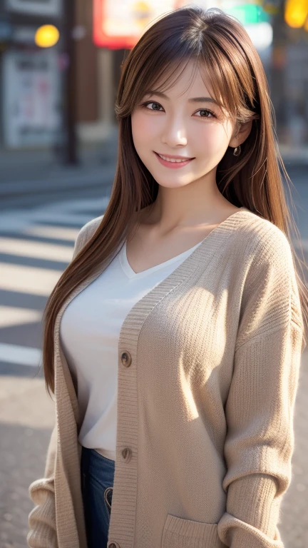 (8K、Raw photography、Top image quality、masterpiece、:1.2)、(realisitic、Photorealsitic:1.37)、17 year old Japan girl with homeless sad face、Hopeful look、Sit down and smile、rikka、Fashionable clothes、鎖骨、no-bra、Cute Micro Pants、Trendy clothes、Beautiful hair、beautiful countenance、Glossy skin、wetted skin、realistic textured skin、bare-legged、Smaller chest、Gradient Hair、sun burn、a closeup、frombelow、top-quality、超A high resolution、physically-based renderingt、cinematlic lighting、Complex and cinematic appearance、natta、Street lamp light、Background of luxury residential area、Photorealsitic、cowboy shot、dynamic ungle、light brown hair