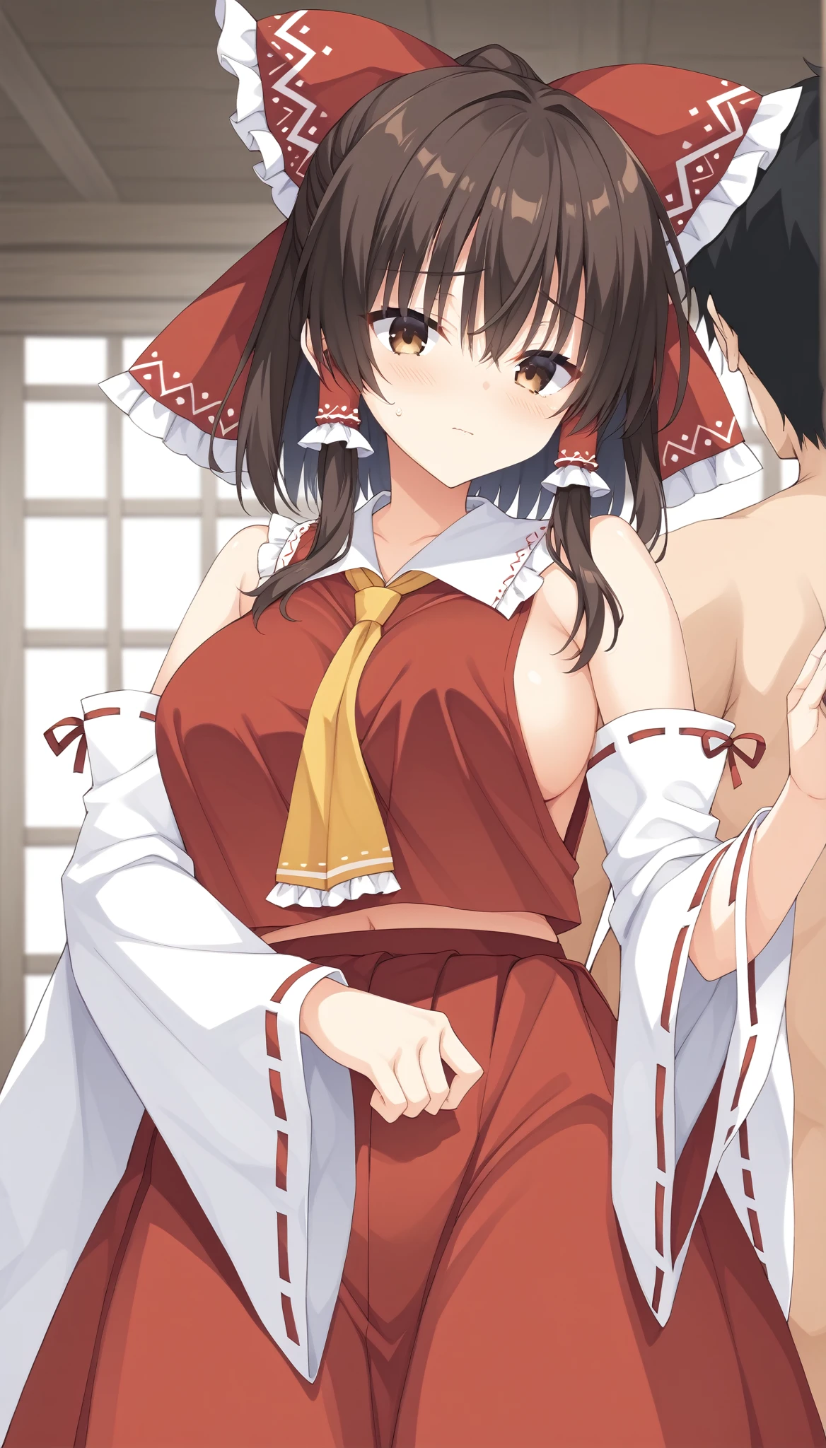 NSFW,masterpiece,Highest quality,High resolution,Very detailed,Nekone \(Utawarerumono\),Brown Hair、(Red Eye:1.3)、ribbon,Twin tails、ヘアribbon、mole、目の下のmole,Small breasts,(High-quality sexy kimono),Halter neck,Bell Collar,Obscene lines,Tattoo,Bad Smile,blush,(Ecstasy face),Estrus,(Prostitute),(Sex slave),(Clubhouse at night),Party Venue,Fantasy,(Have sex),(Squirting),(trembling),heart,(Falling into Pleasure),Drooling,(transformation),(Slut),(Fallen into evil)