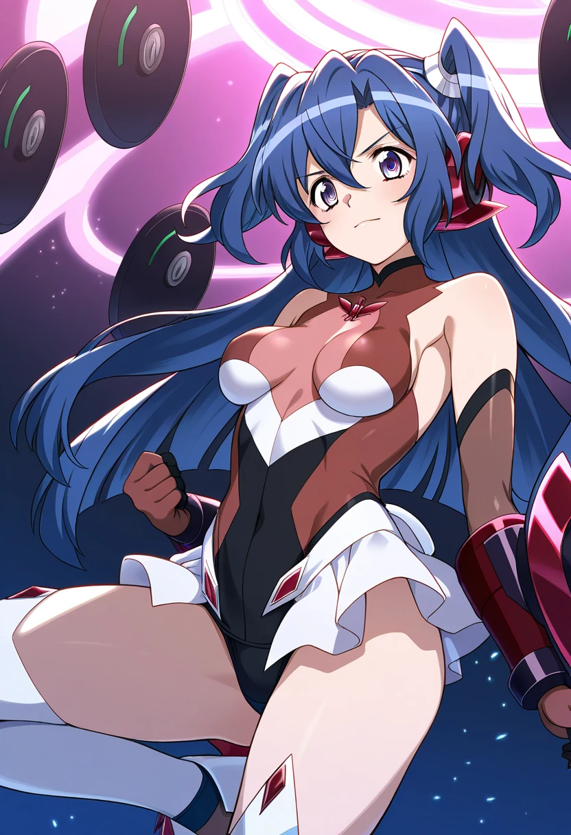 Personaje chica maga oscura de yu gi oh, denuda cuerpo sexy, (NSFW) a color