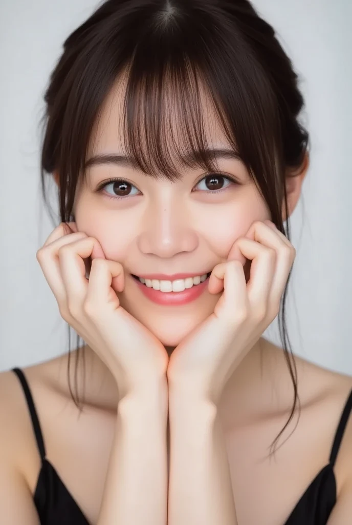 Extreme close-up portrait, beautiful girl with her love-struck - SeaArt AI