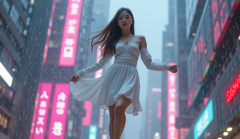 (1 girl:1.3),独奏,A full body,
offcial art, Unity 8k wallpaper, ultra-detailed detailed, Beauty and aesthetics, ayu, nmasterpiece, of the best quality, dreamy atmospheric, calm color palette, peaceful mood, gentle shadowing,citys,In the streets,lingeries,close-up,